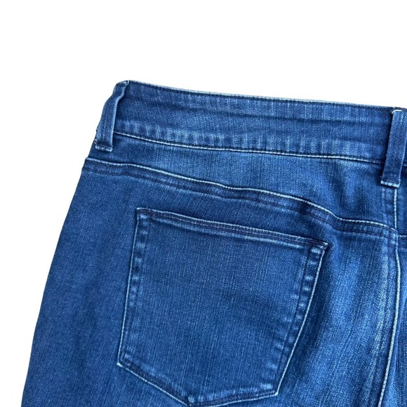 Chicos So Slimming Jeans Womens High Rise Stretch Dark Wash Short Pockets 14 - Picture 8 of 12